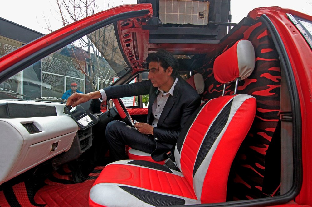 Yüksek teknolojili güneş arabası