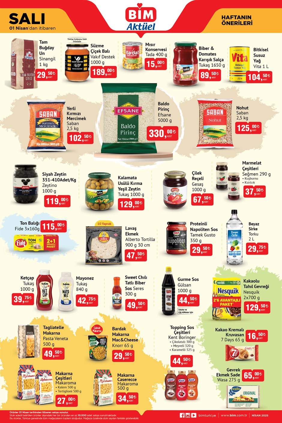 Haftanın fırsat ürünleri (24-31)