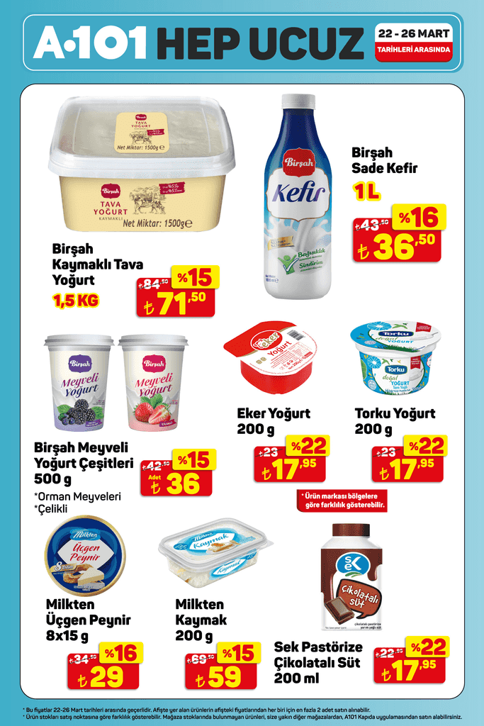 Haftanın fırsat ürünleri (24-31)