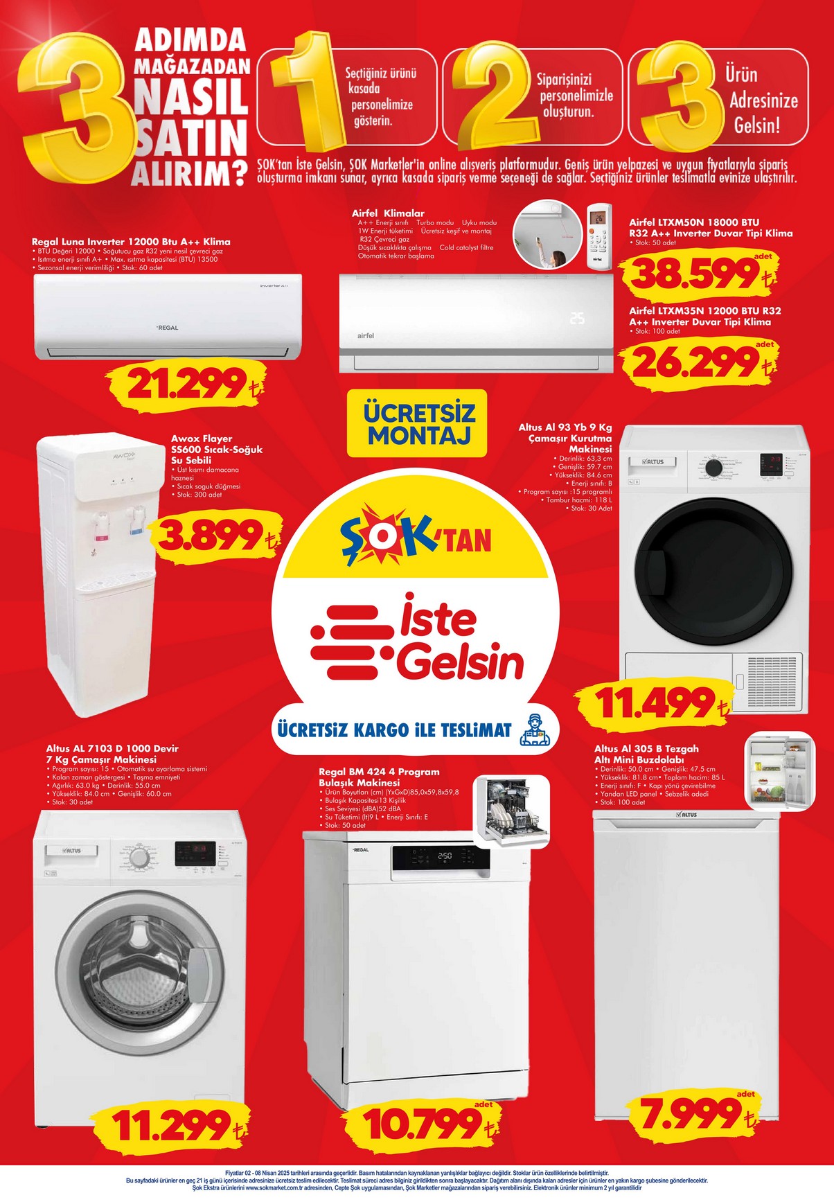 Haftanın fırsat ürünleri (1-8)