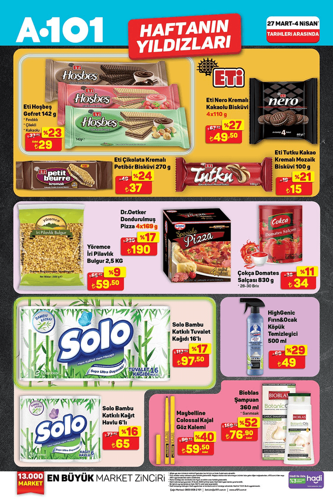 Haftanın fırsat ürünleri (1-8)