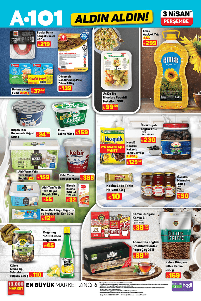 Haftanın fırsat ürünleri (1-8)