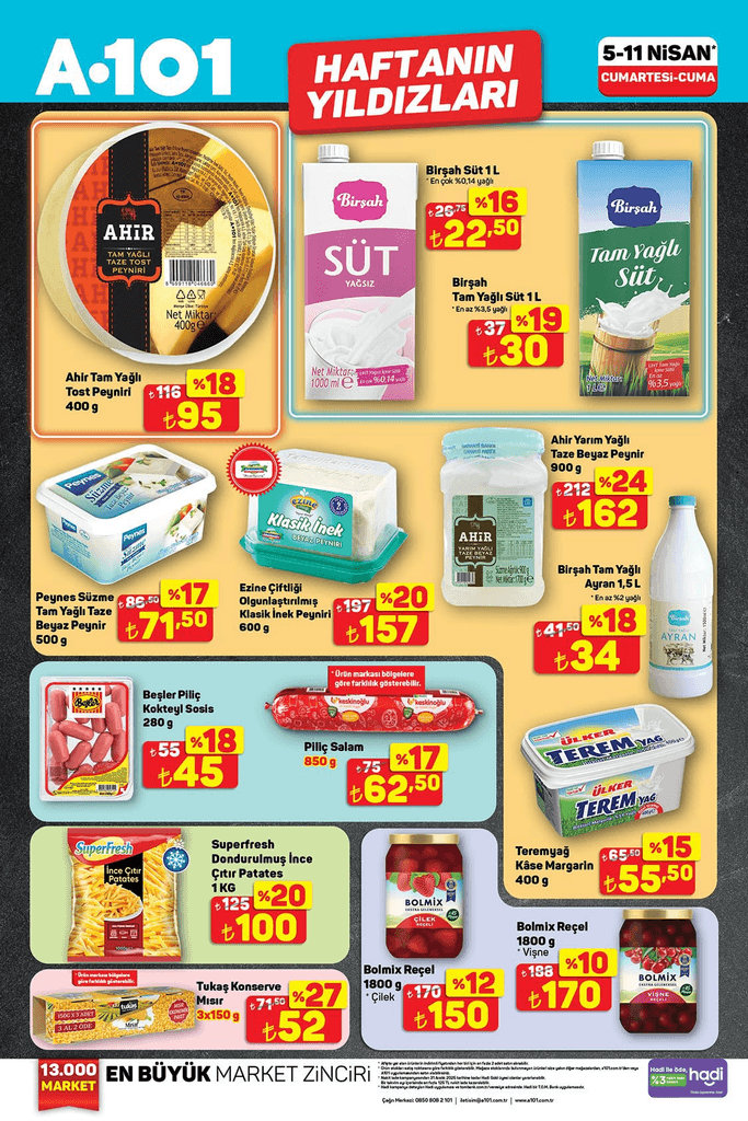 Haftanın fırsat ürünleri (7-14)