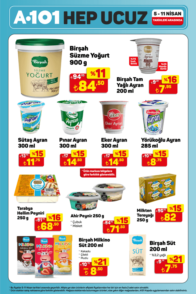 Haftanın fırsat ürünleri (7-14)