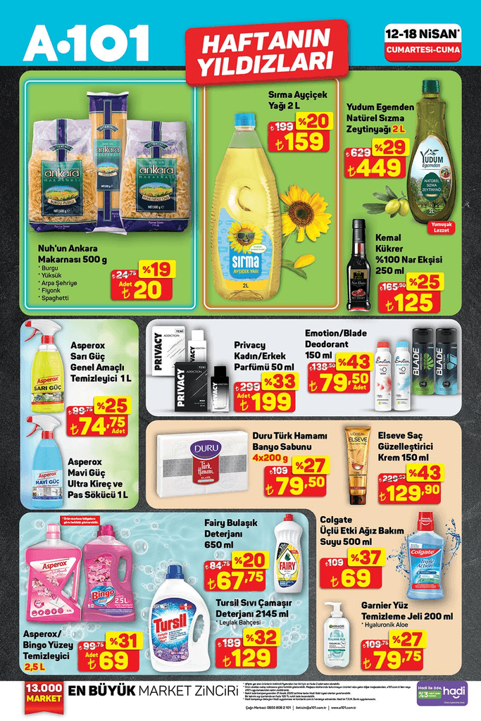 Haftanın fırsat ürünleri (14-21)