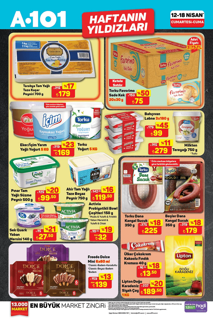 Haftanın fırsat ürünleri (14-21)