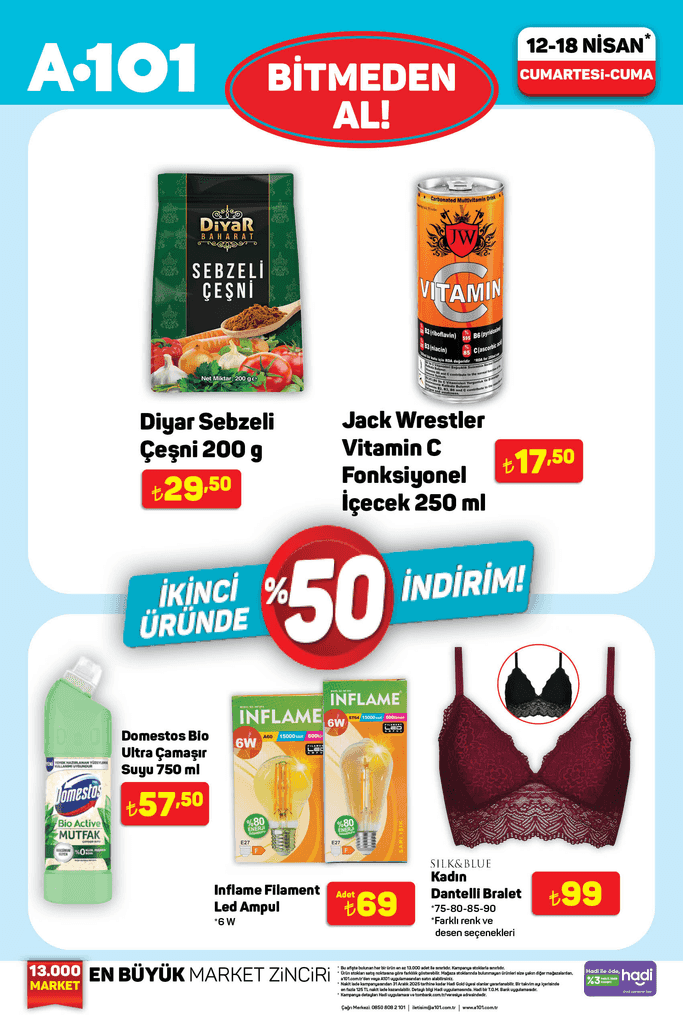 Haftanın fırsat ürünleri (14-21)