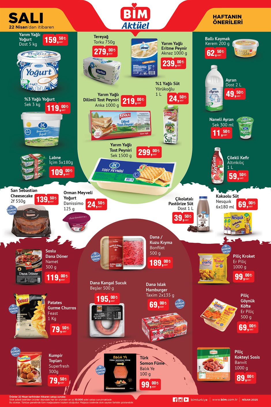 Haftanın fırsat ürünleri (21-28)