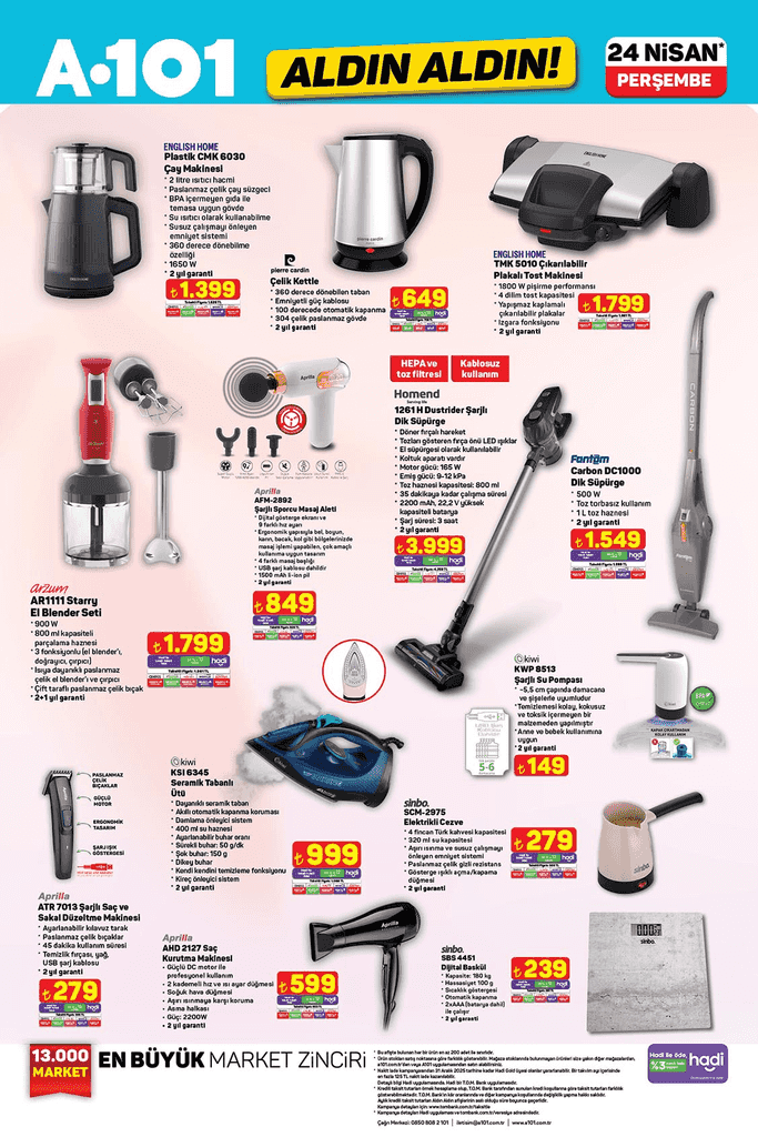 Haftanın fırsat ürünleri (21-28)