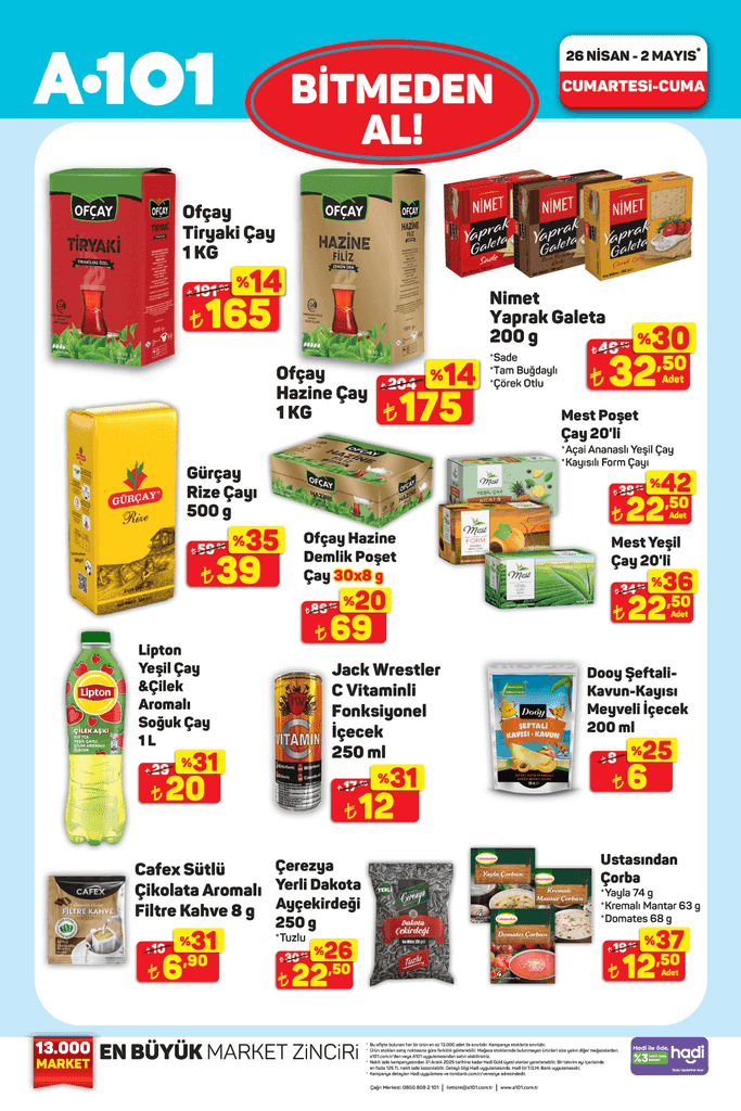 Haftanın fırsat ürünleri (28-5)