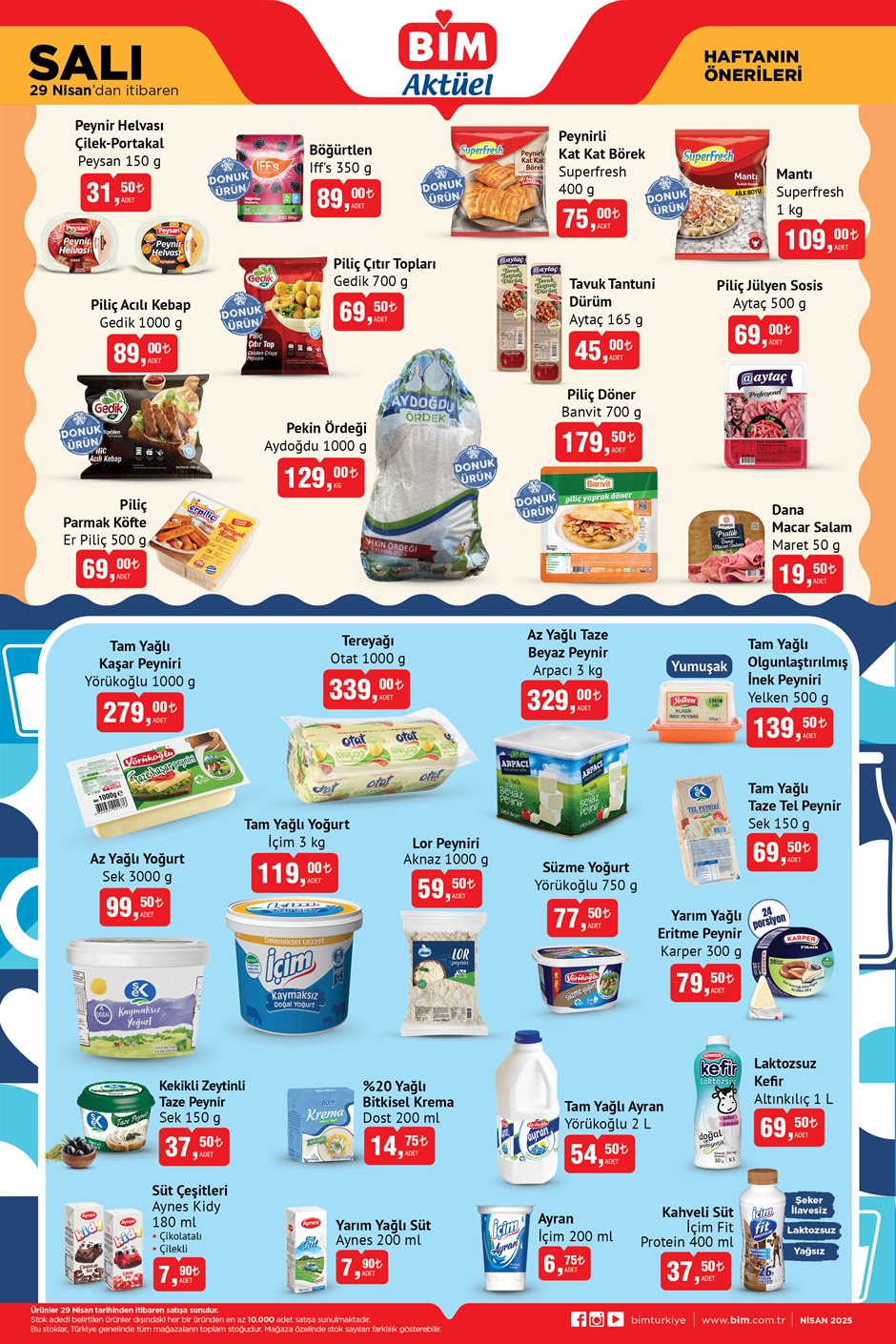 Haftanın fırsat ürünleri (28-5)