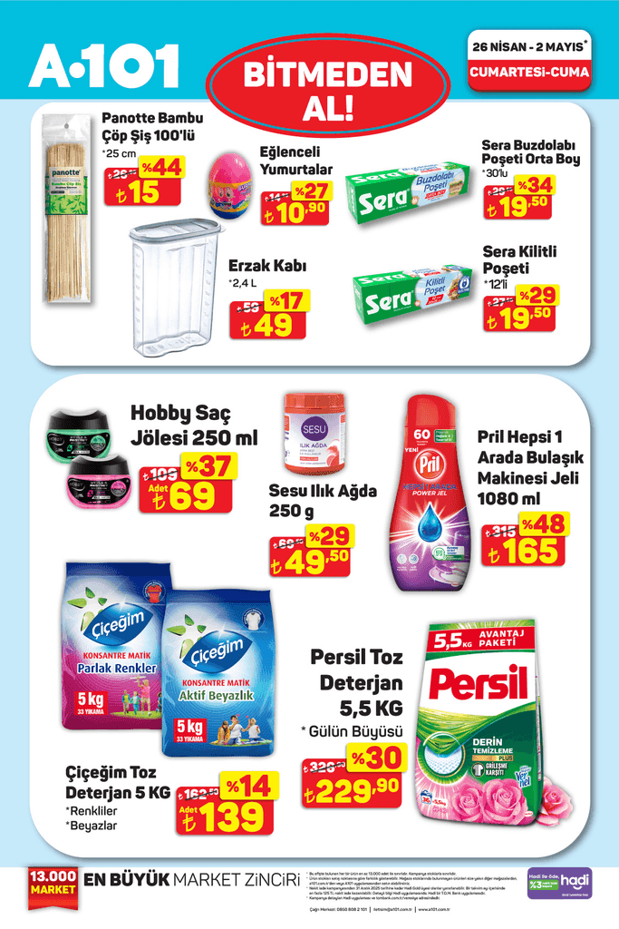 Haftanın fırsat ürünleri (28-5)