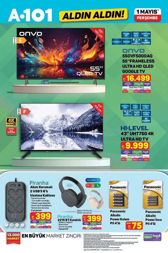 Haftanın fırsat ürünleri (28-5)