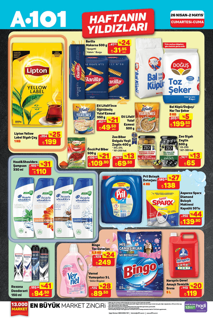 Haftanın fırsat ürünleri (28-5)