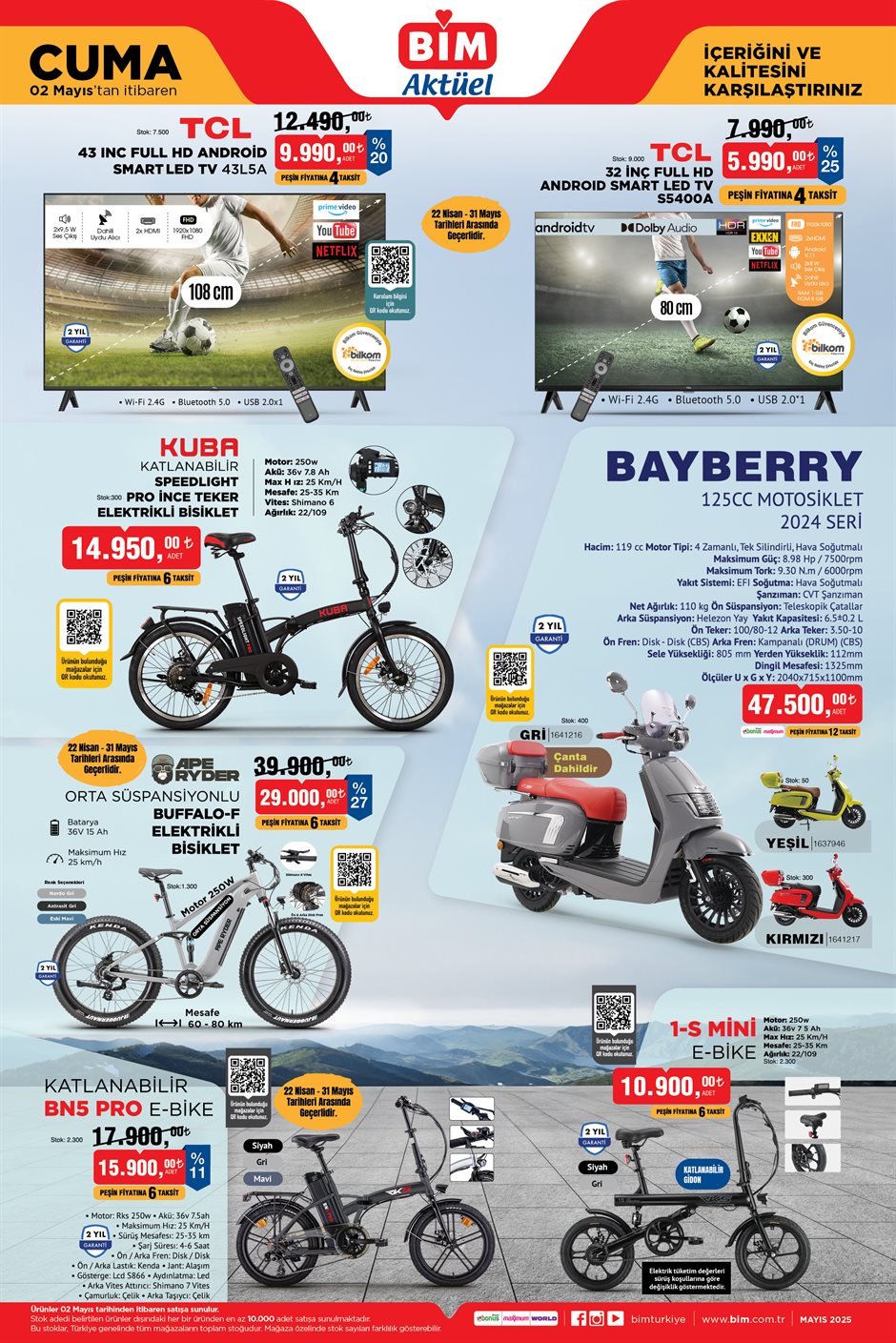 Haftanın fırsat ürünleri (28-5)