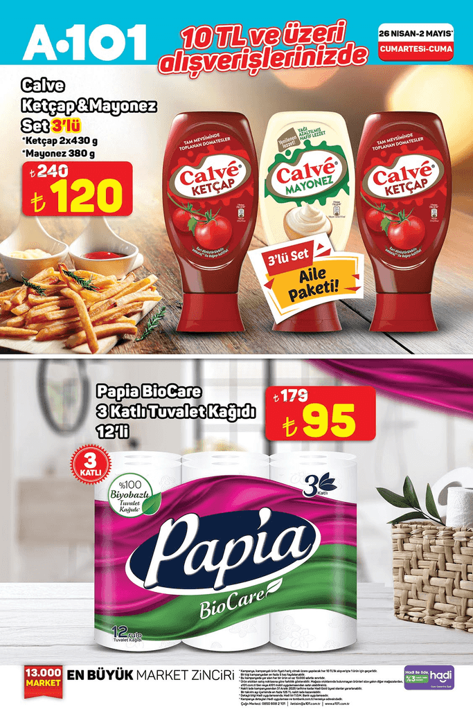 Haftanın fırsat ürünleri (28-5)