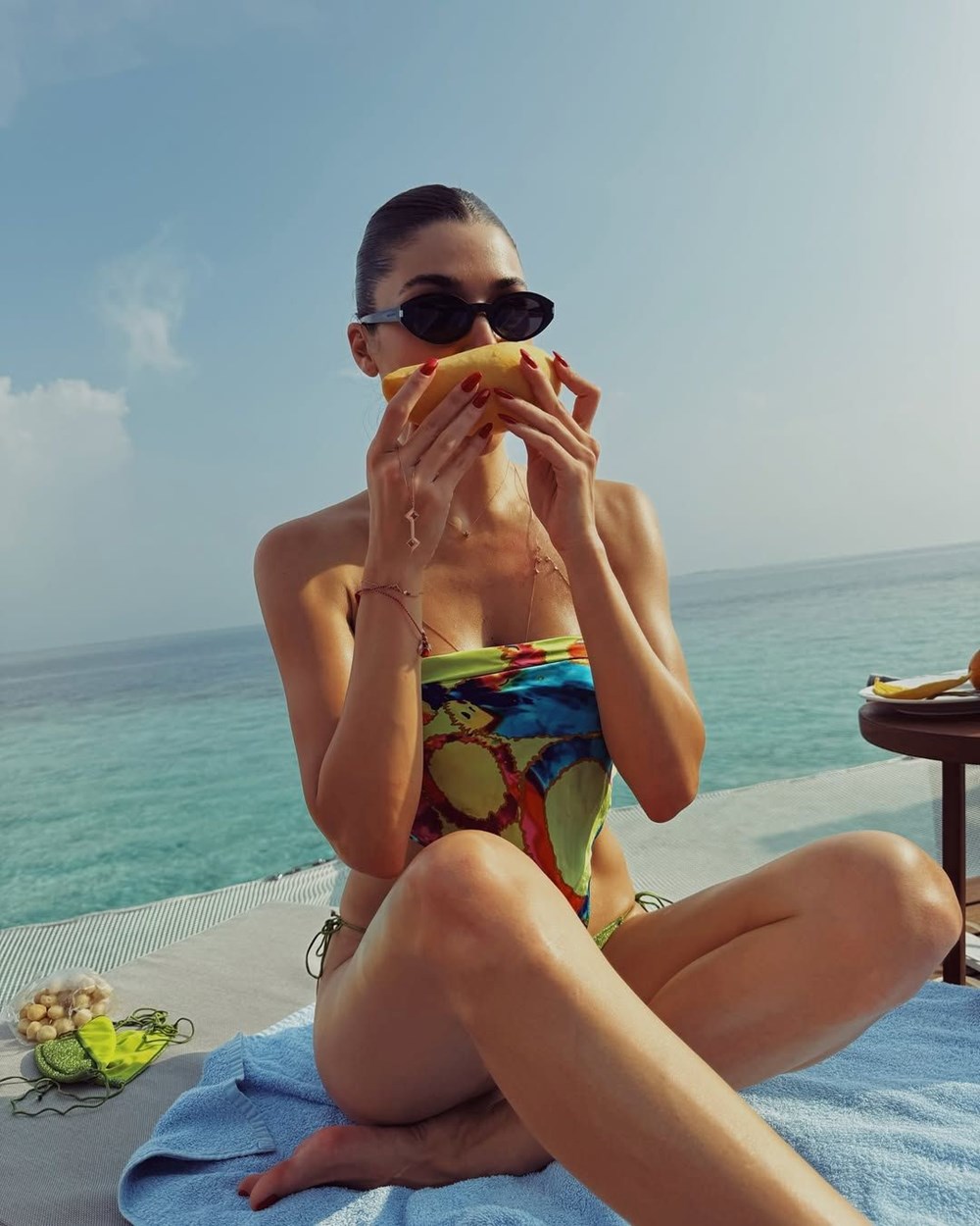 Dalış yaptığı anları paylaştı