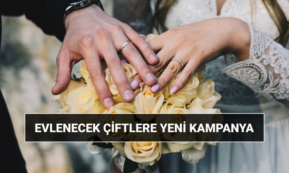 2025 yılında yeni evleneceklere indirim kampanyası