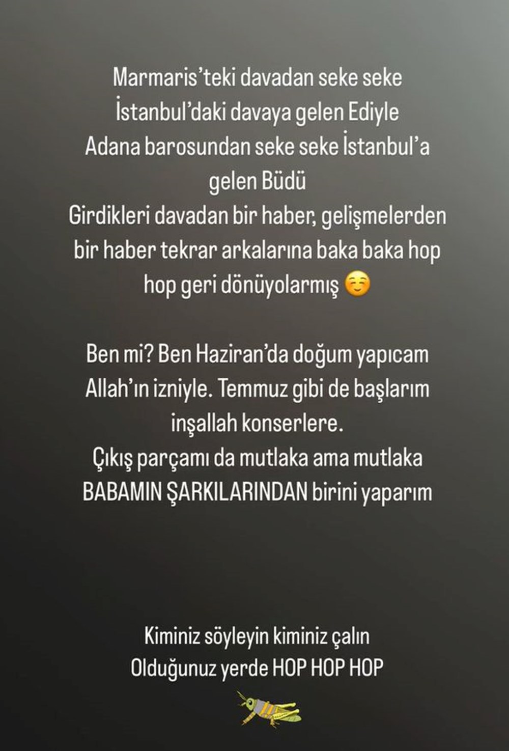 Ferdi Tayfur'un miras davası sonrası Tuğçe Tayfur'dan yeni paylaşım