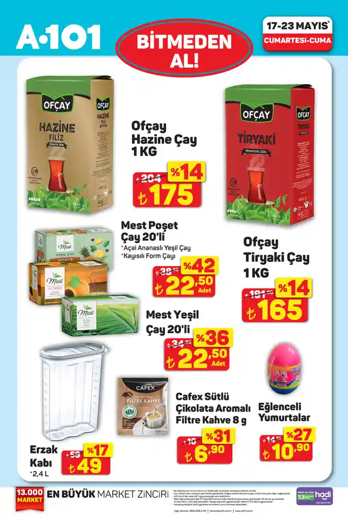 Haftanın fırsat ürünleri (19-26)