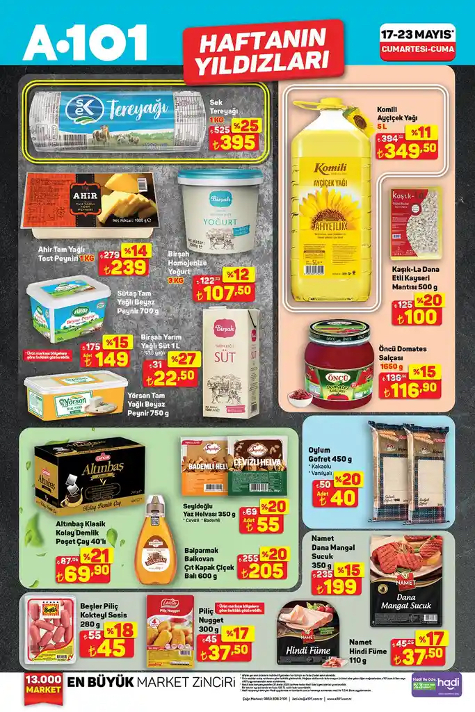 Haftanın fırsat ürünleri (19-26)