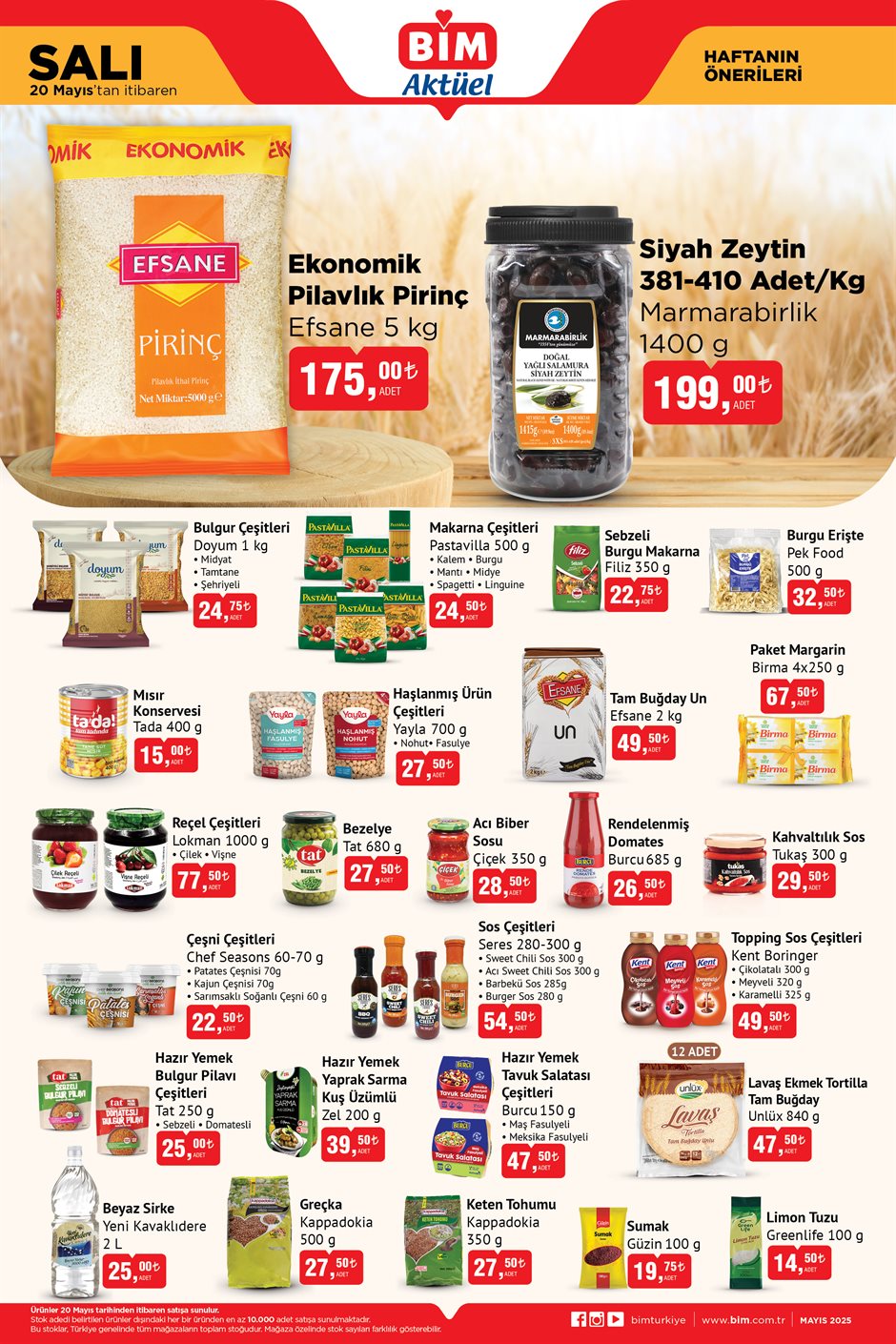 Haftanın fırsat ürünleri (19-26)