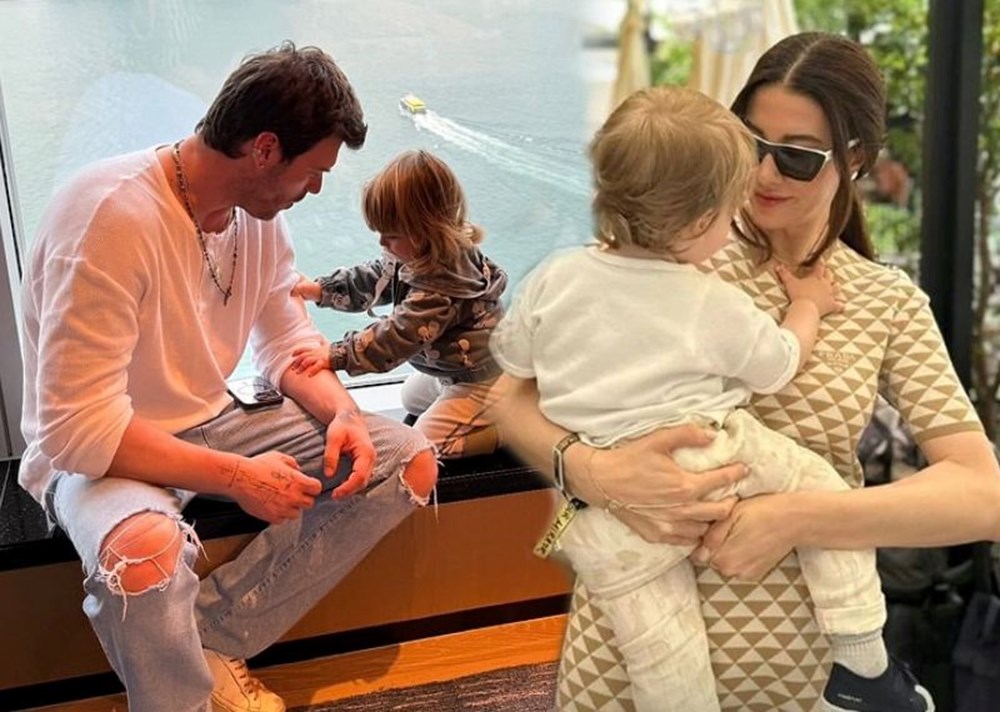 Baba oğul spora gittiler